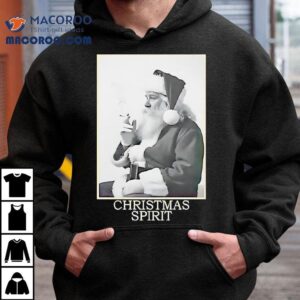 Santa Claus Smoking Christmas Spiri Tshirt