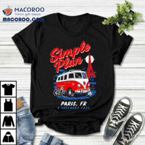 Simple Plan Nanterre France November Tshirt