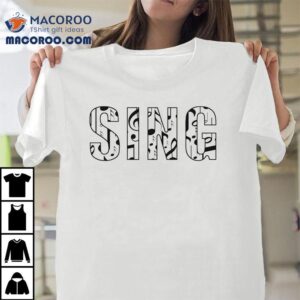 Sing Musical Notes Tshirt