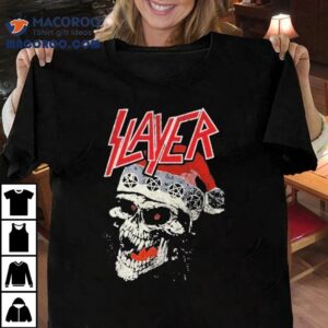 Slayer Laughing Skull Holiday Christmas Tshirt