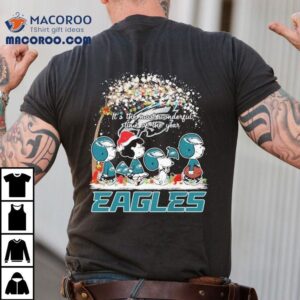 Snoopy The Peanuts Philadelphia Eagles Philly It S The Most Wonderful Time Of The Year Christmas Tshirt