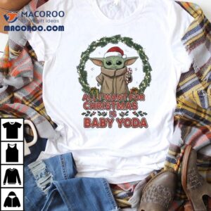 Star Wars All I Want For Christmas Is Baby Yoda Shirt 2 Star Wars All I Want For Christmas Is Baby Yoda Tshirt