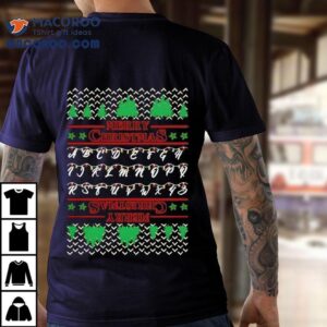Stranger Things Upsdie Down Christmas Shirt 2 Stranger Things Upsdie Down Christmas Tshirt