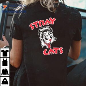 Stray Cats Cat Head Logo Tshirt