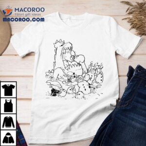 Tarrasque Kobolds Hobbies Snow Day Christmas Tshirt