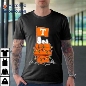 Tennessee Volunrs Snoopy Christmas House Lights Tshirt