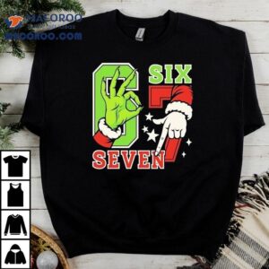 The Grinch X Santa Claus 67 Six Seven Christmas Shirt 2 The Grinch X Santa Claus Six Seven Christmas Tshirt