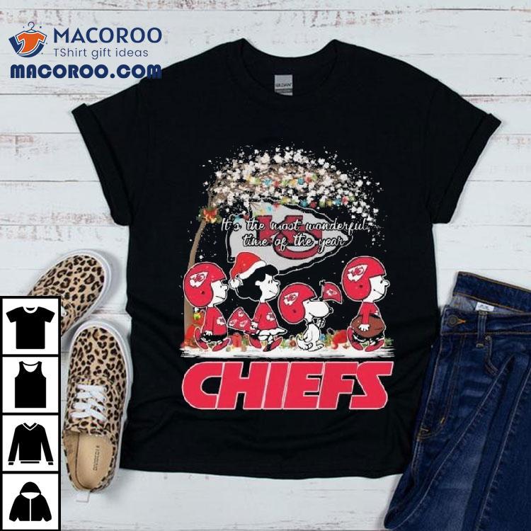 The Peanuts Walking X Kansas City Chiefs It’s The Most Wonderful Time Of The Year Christmas 2025 Shirt The Peanuts Walking X Kansas City Chiefs It’s The Most Wonderful Time Of The Year Christmas 2025 Shirt