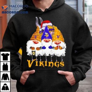 Three Gnomes Christmas Minnesota Vikings Tshirt