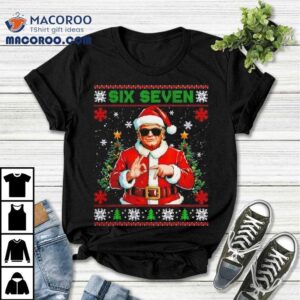Trump Says Meme Six Seven Funny Ugly Tshirt