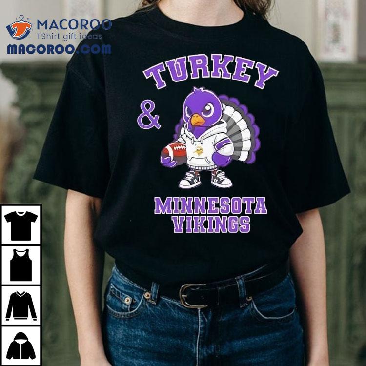 Turkey Minnesota Vikings Thanksgiving Shirt Turkey Minnesota Vikings Thanksgiving Shirt