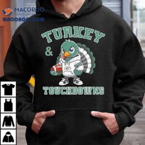 Turkey Touchdowns Green Bay Packers Thanksgiving Tshirt