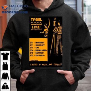 Tv Girl Perform Their Hits Live Tshirt