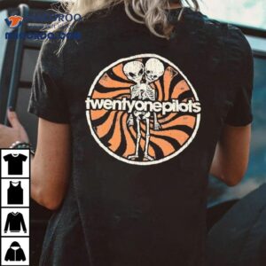 Twenty One Pilots Back To Back Headed Skeleton Tshirt