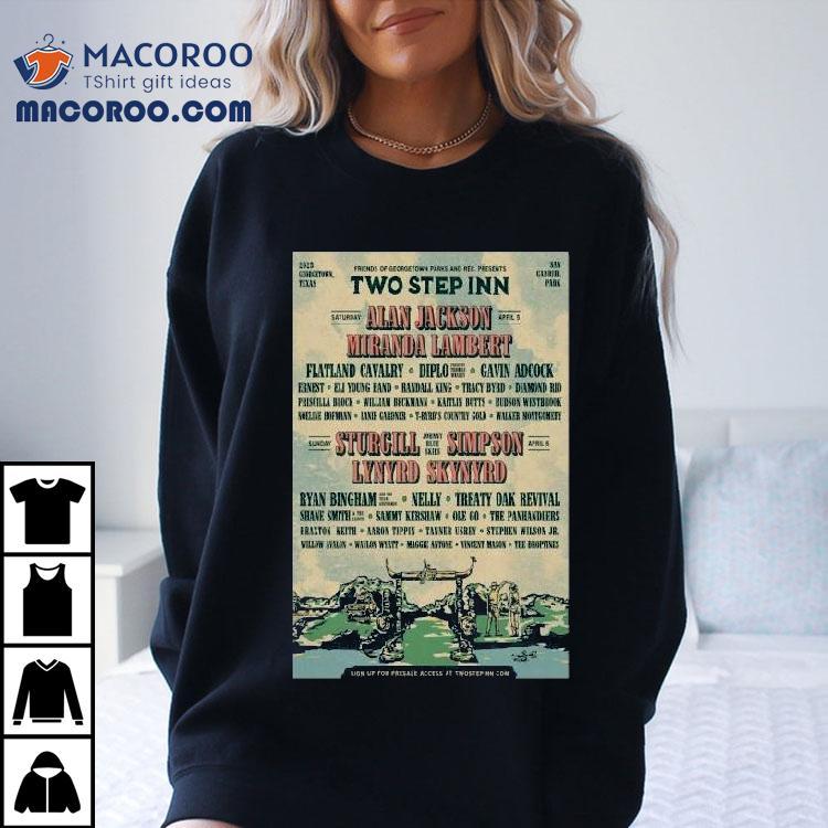 Two Step Inn Concert April 5-6 2025 San Gabriel Park Georgetown, Texas Shirt Two Step Inn Concert April 5-6 2025 San Gabriel Park Georgetown, Texas Shirt