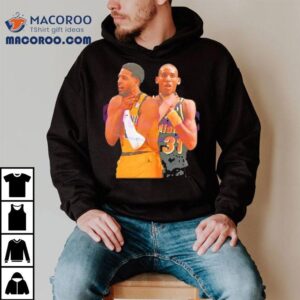 Tyrese Haliburton And Reggie Miller Indiana Pacers Choke Pose Vintage Tshirt