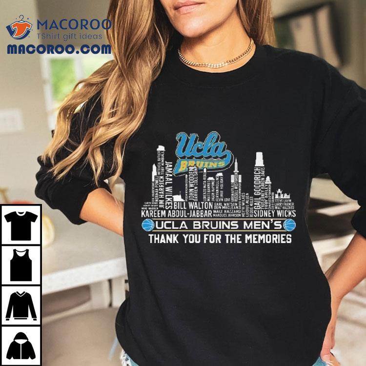 Ucla Bruins Men’s Thank You For The Memories Skyline City Shirt Ucla Bruins Men’s Thank You For The Memories Skyline City Shirt