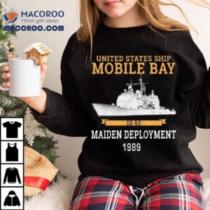 United States Ship Mobile Bay Cg Maiden Deployment Tshirt