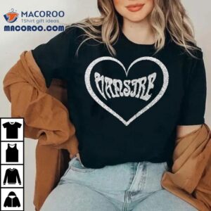 Vansire Glitter Hear Tshirt