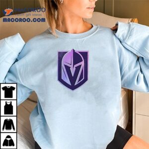 Vegas Golden Knights Fight Cancer Logo Tshirt