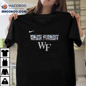 Wake Forest Demon Deacons Teachers Day Teach Love Inspire Logo Tshirt