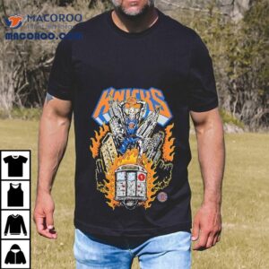 Warren Lotas X New York Knicks Wardrobe Skull Graphic Tshirt