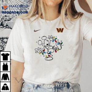 Washington Commanders X Mickey Mouse Believe In The Magic Of Christmas Tshirt