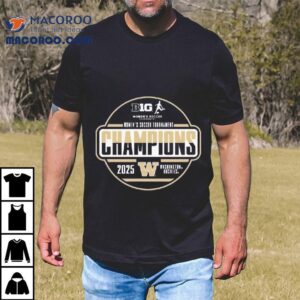 Washington Huskies Big Ten Women S Soccer Tournament Champions Locker Room Tshirt