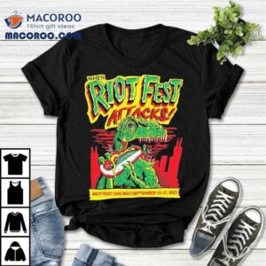 When Riot Fest Attacks Chicago September Dinosaur Tshirt