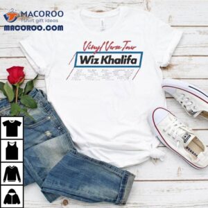Wiz Khalifa Vinyl Verse Tour Tshirt