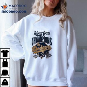 World Series Champions Los Angeles Dodgers Back To Back Sided Tshirt
