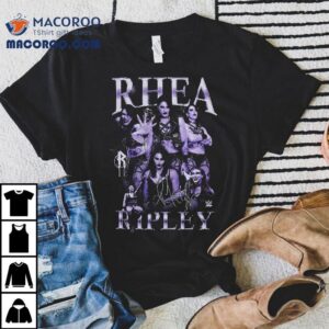 Wwe Rhea Ripley Collage Tshirt