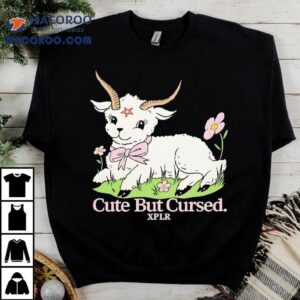 Xplr Goat Cute But Cursed Tshirt