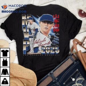 Yoshinobu Yamamoto Los Angeles D Champs Mvp Tshirt