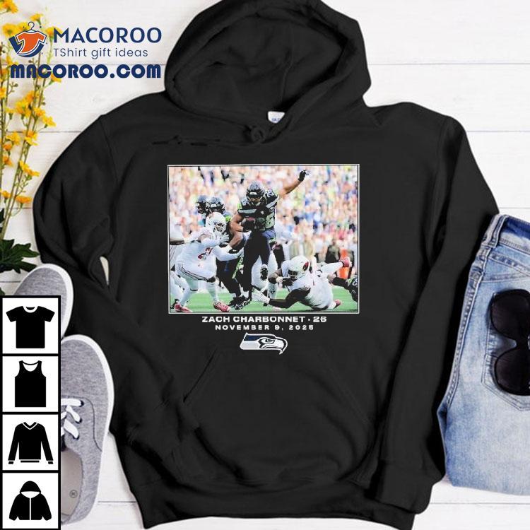 Zach Charbonnet Seattle Seahawks November 9 2025 Nfl Flash Features Week 10 Shirt Zach Charbonnet Seattle Seahawks November 9 2025 Nfl Flash Features Week 10 Shirt