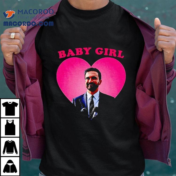 Zohran Mamdani Love Baby Girl Shirt Zohran Mamdani Love Baby Girl Shirt