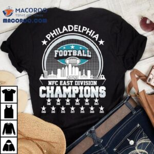 Philadelphia Football Nfc East Division Champions Skyline Tshirt