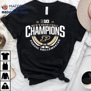 Big Ten Men S Basketball Regular Season Champions Purdue Boilermakers Tshirt