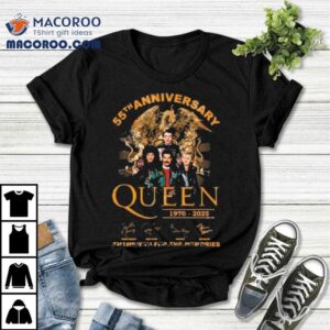 Th Anniversary Queen Thank You For The Memories Signatures Tshirt