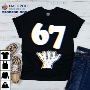 Meme Six Seven Hand Tshirt