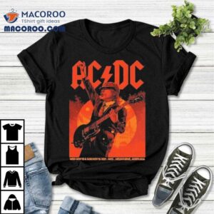 Acdc Melbourne Pwr Up Tour At Cricket Ground On November And Pwr Up Australia Tshirt