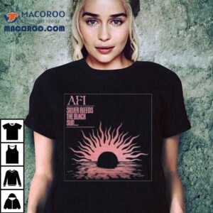 Afi Silver Bleeds The Black Sun Tshirt