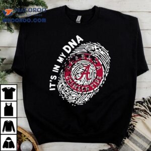 Alabama Crimson It S In My Dna Fingerprin Tshirt