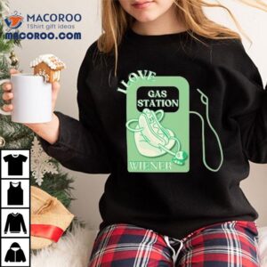 Alexnorimaki I Love Gas Station Wiener Hot Dog Tshirt