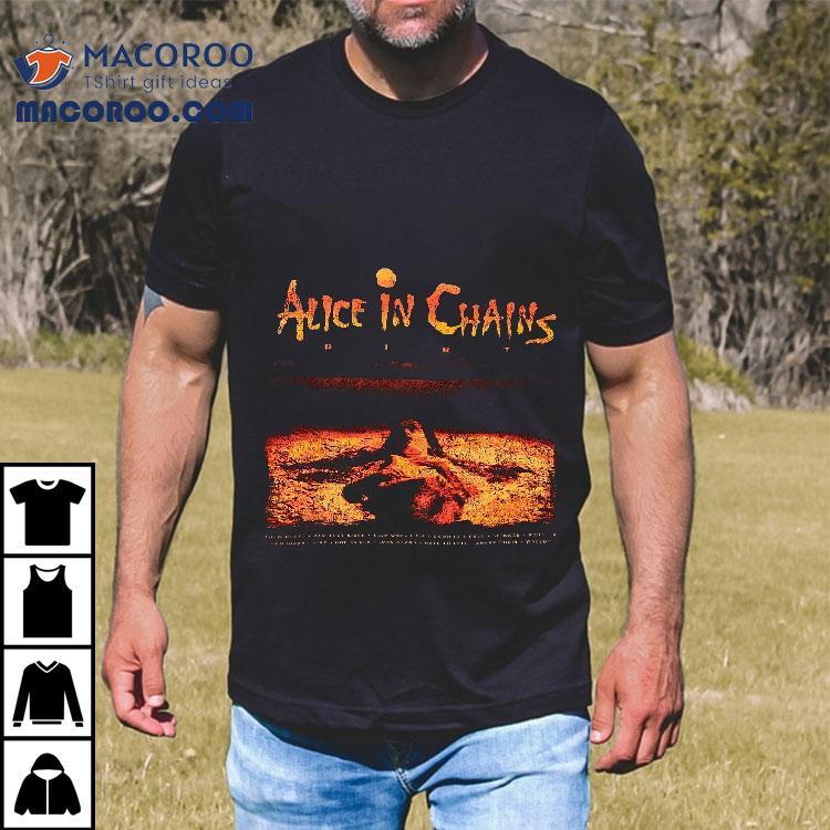 Alice In Chains Dirt Tracklist T-shirt Alice In Chains Dirt Tracklist T-shirt