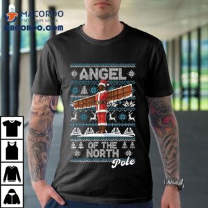 Angel Of The North Pole Christmas Tshirt
