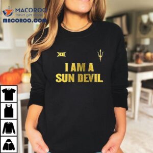Arizona State Sun Devil I Am A Sun Devil Fear The Fork Tshirt