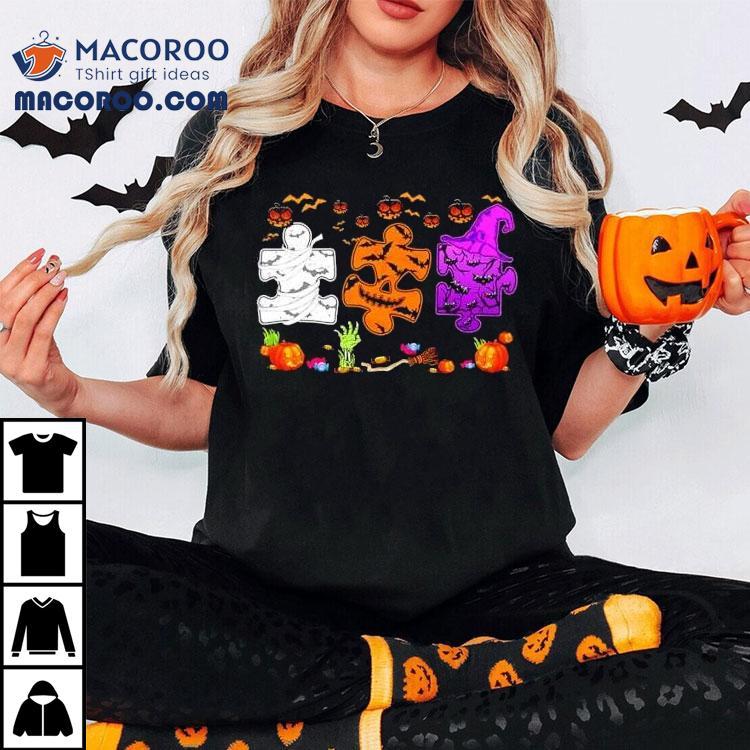 Autism Warrior Happy Halloween Shirt Autism Warrior Happy Halloween Shirt