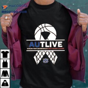 Autlive Auburn Men S Basketball X Fight Against Cancer Logo Tshirt