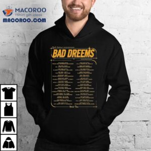 Bad Dreems World Tour Petrol Tshirt